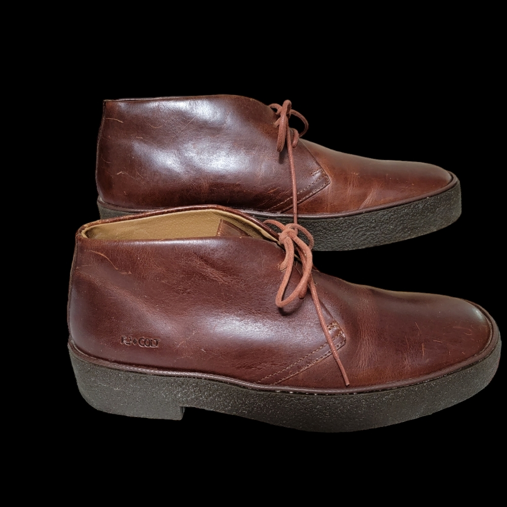 RJ COLT  Men's Detroit Lace Up Leather Chukka Boots- 8 - Picture 5 of 10